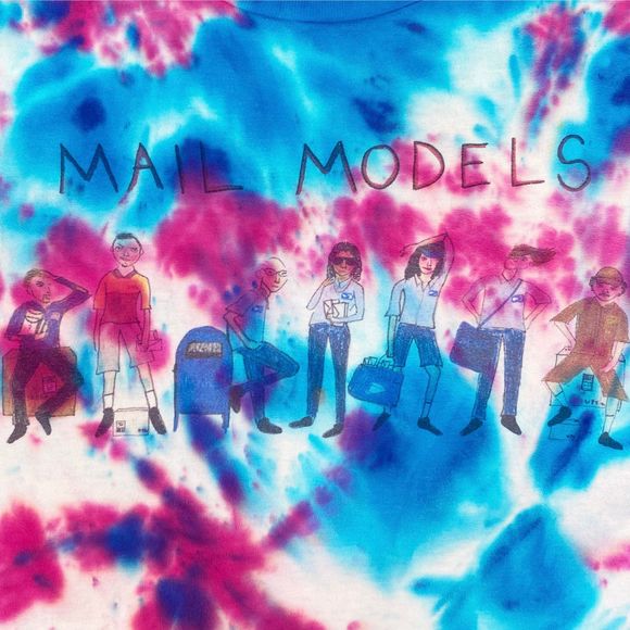 U.P. Unfortunate Portrait Up-Cycled Mail Models Tee - Size Small - Picture 2 of 7